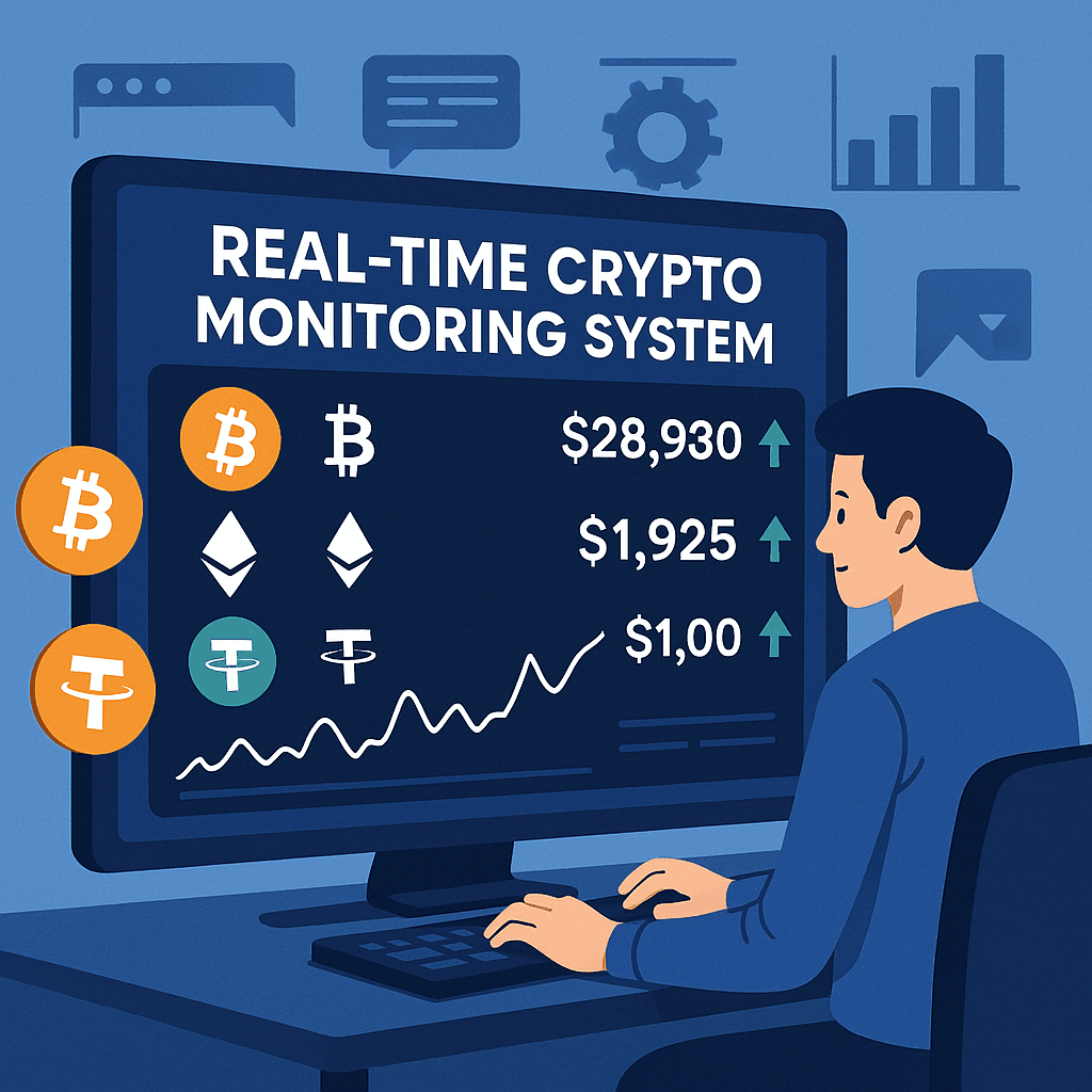 Real Time Crypto Monitoring System
